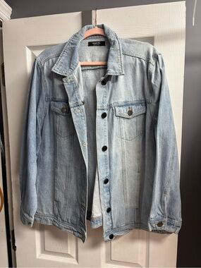 Simply Be Light Blue Denim Jacket